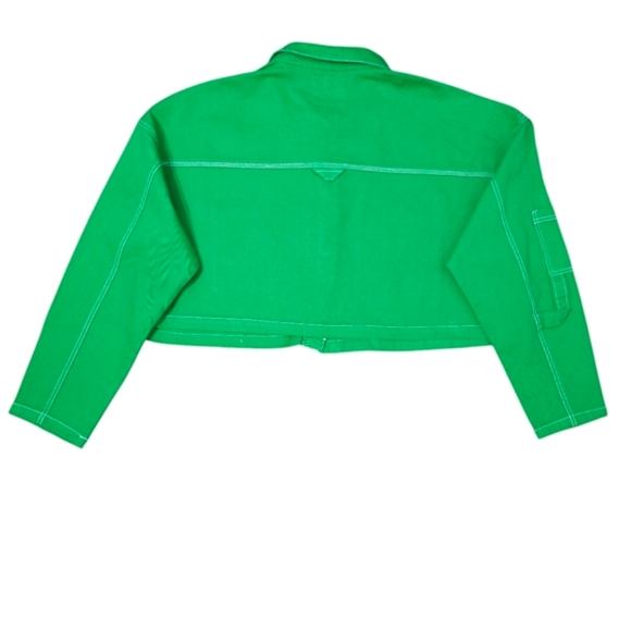 Fashion Nova "Take A Risk" Trucker Jacket Women's 3XL - Picture 3 of 6